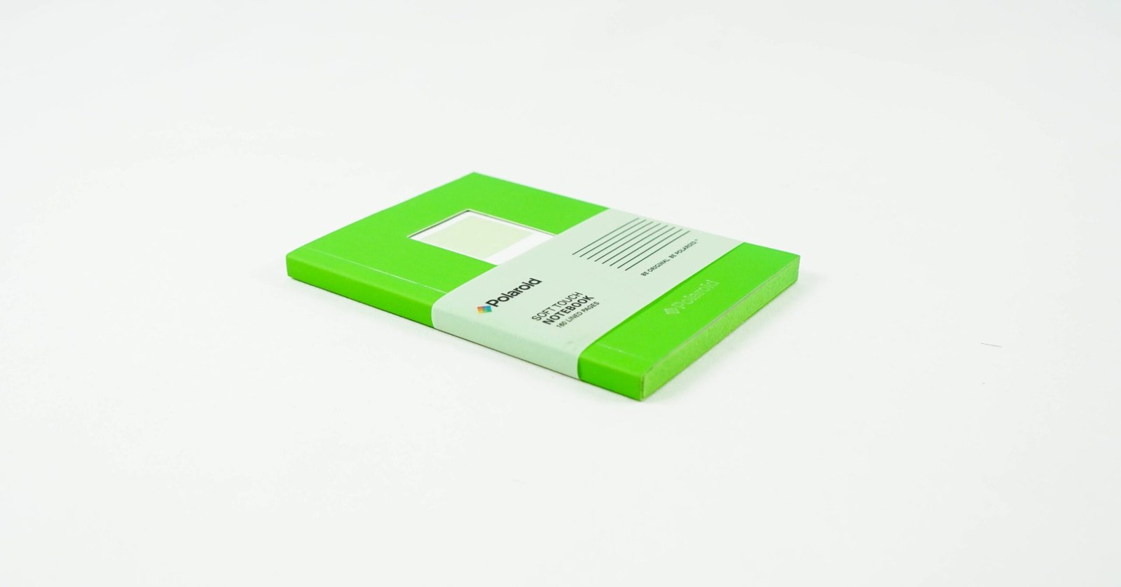 Polaroid: Soft Touch Notebook (Light Green) - Image 3