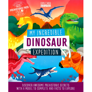 My Incredible Dinosaur Expedition STEM Explorer 3D Model and Book Kit (Explorer Book + Model Kit)
