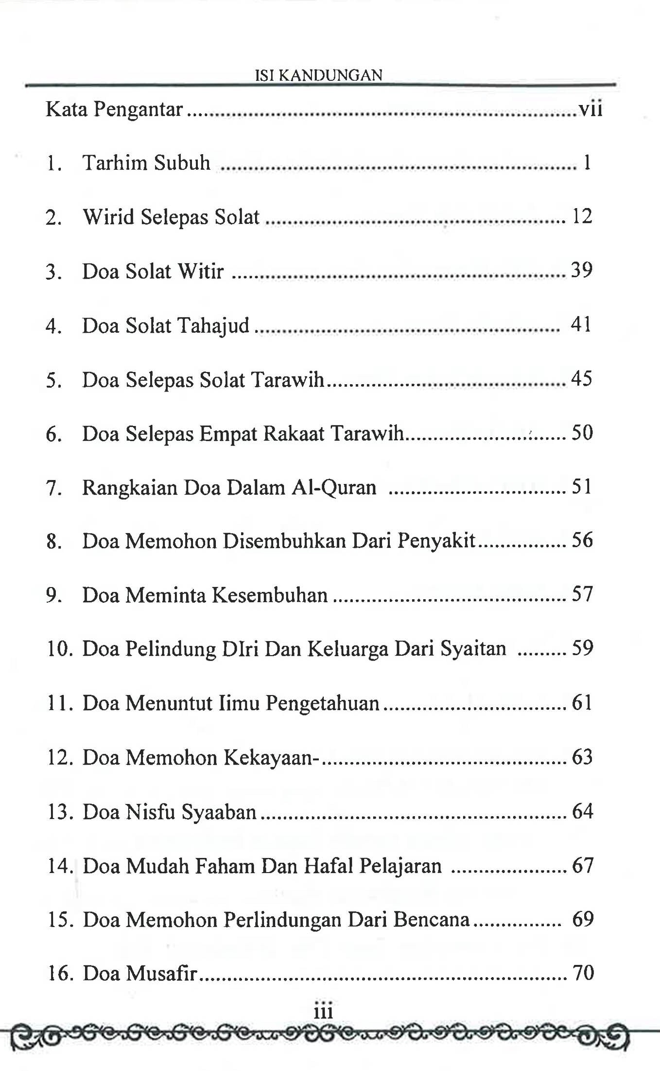 Risalah Wirid Dan Doa Selepas Solat - Image 3