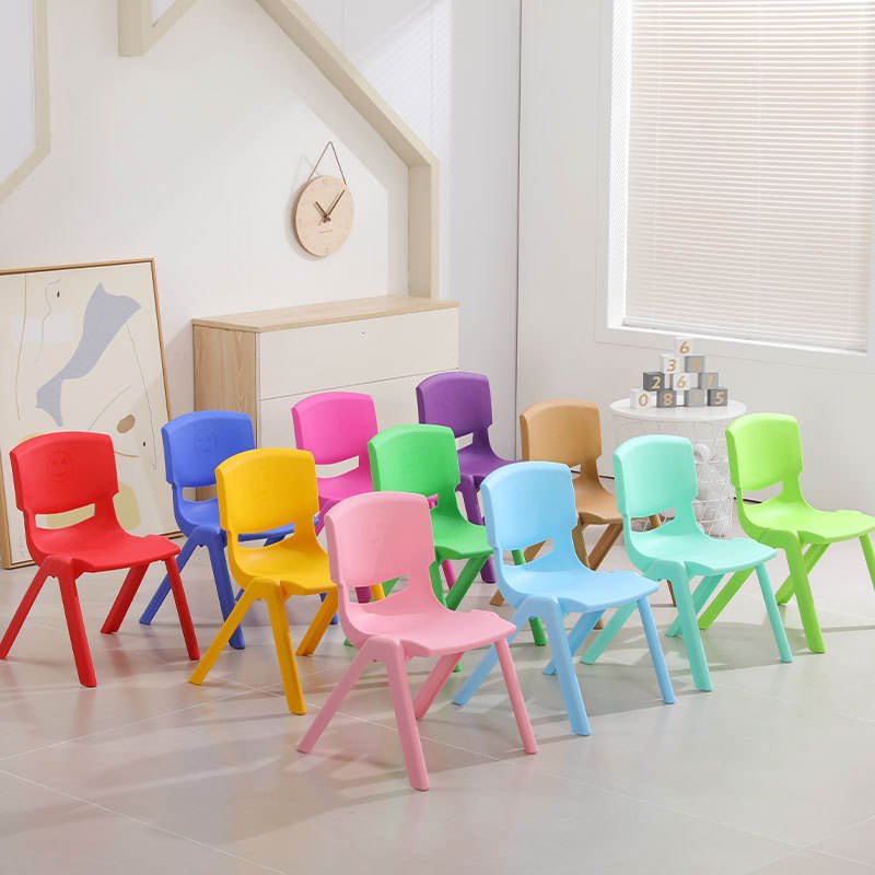 Home Furniture Modern Furniture Baby Children's Stackable Kids Plastic Chair - Image 2