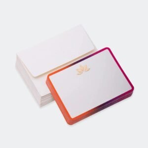 Notecards, Letter Writing – Color Lotus